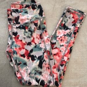 American Eagle high rise floral leggings